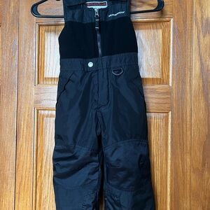 Waterproof Black Kids Snow Pants